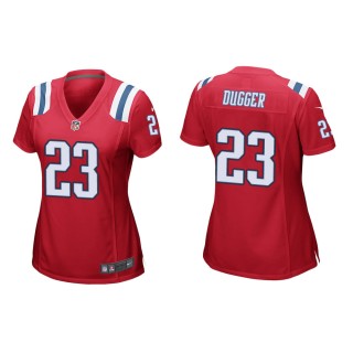 Women's New England Patriots Kyle Dugger #23 Red Alternate Game Jersey