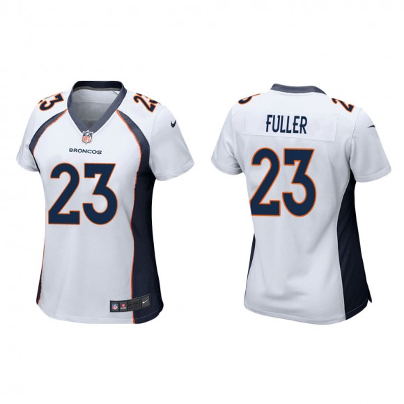 Women's Denver Broncos Kyle Fuller #23 White Game Jersey