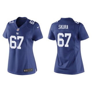 Women's New York Giants Matt Skura #67 Royal Game Jersey