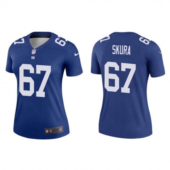 Women's New York Giants Matt Skura #67 Royal Legend Jersey