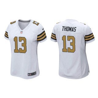 Women's New Orleans Saints Michael Thomas #13 White Alternate Game Jersey