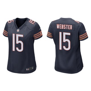 Women's Chicago Bears Nsimba Webster #15 Navy Game Jersey