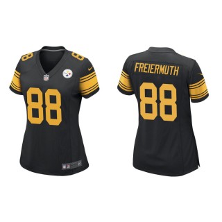 Women's Pittsburgh Steelers Pat Freiermuth #88 Black Alternate Game Jersey
