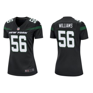 Women's New York Jets Quincy Williams #56 Black Game Jersey