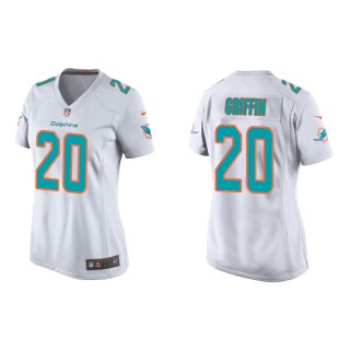 Women's Miami Dolphins Shaquem Griffin #20 White Game Jersey