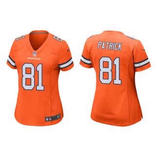 Women's Denver Broncos Tim Patrick #81 Orange Alternate Game Jersey