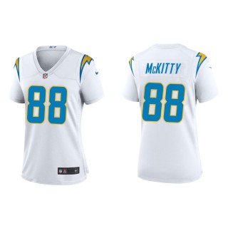 Women's Los Angeles Chargers Tre' McKitty #88 White Alternate Game Jersey