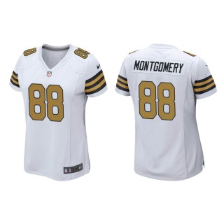 Women's New Orleans Saints Ty Montgomery #88 White Alternate Game Jersey
