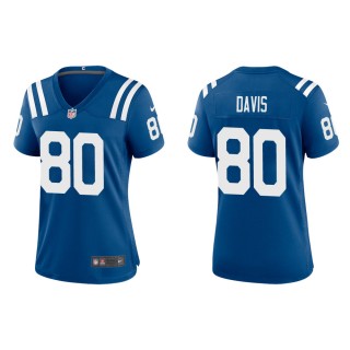 Women's Indianapolis Colts Tyler Davis #80 Royal Game Jersey