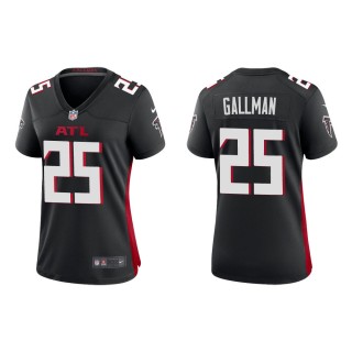 Women's Atlanta Falcons Wayne Gallman #31 Black Game Jersey