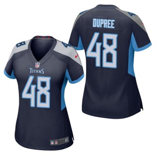 Women's Tennessee Titans Bud Dupree Navy Game Jersey