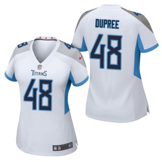 Women's Tennessee Titans Bud Dupree White Game Jersey
