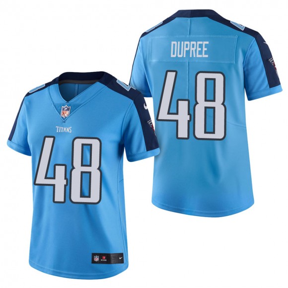 Women's Tennessee Titans Bud Dupree Light Blue Vapor Limited Jersey