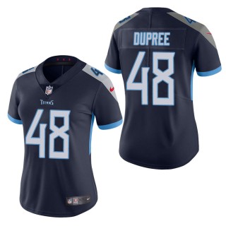 Women's Tennessee Titans Bud Dupree Navy Vapor Limited Jersey