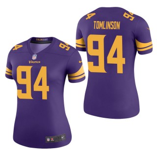 Women's Minnesota Vikings Dalvin Tomlinson Purple Color Rush Legend Jersey