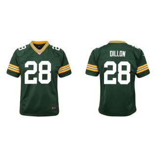 Youth Green Bay Packers A.J. Dillon #28 Green Game Jersey