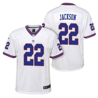 Youth New York Giants Adoree' Jackson White Color Rush Game Jersey