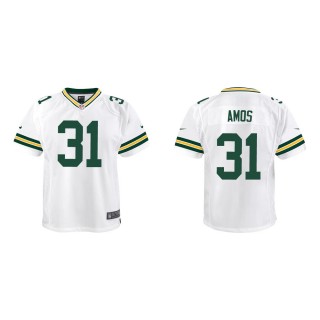 Youth Green Bay Packers Adrian Amos #31 White Game Jersey