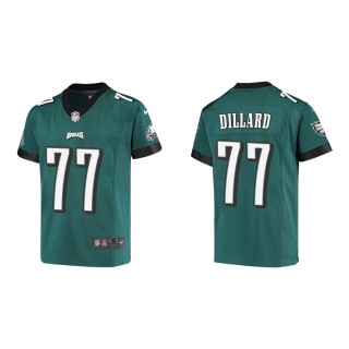 Youth Philadelphia Eagles Andre Dillard #77 Midnight Green Game Jersey