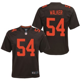 Youth Cleveland Browns Anthony Walker Brown Alternate Game Jersey