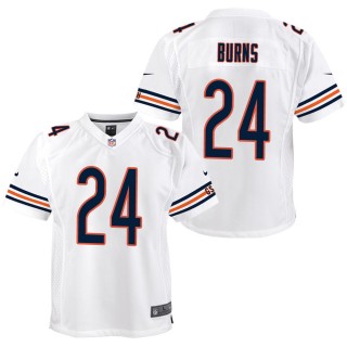 Youth Chicago Bears Artie Burns White Game Jersey