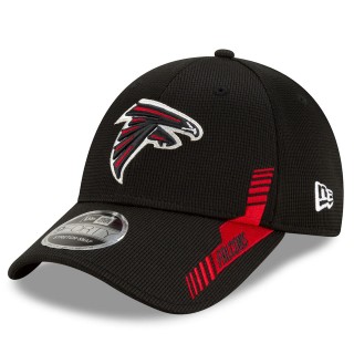 Youth Atlanta Falcons Black 2021 NFL Sideline 9FORTY Adjustable Hat