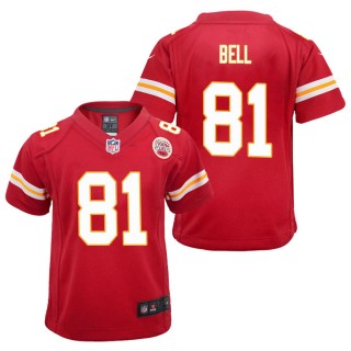 Youth Kansas City Chiefs Blake Bell Red Game Jersey