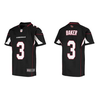 Youth Arizona Cardinals Budda Baker #3 Black Game Jersey