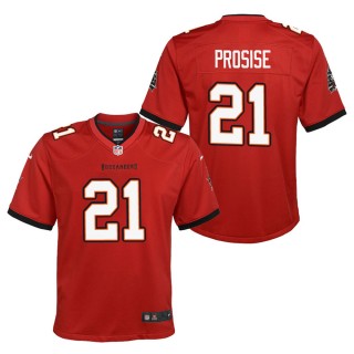 Youth Tampa Bay Buccaneers C.J. Prosise Red Game Jersey