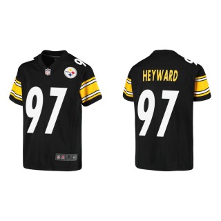 Youth Pittsburgh Steelers Cameron Heyward #97 Black Game Jersey