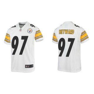 Youth Pittsburgh Steelers Cameron Heyward #97 White Game Jersey