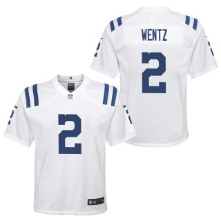 Youth Indianapolis Colts Carson Wentz White Game Jersey
