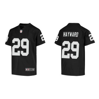 Youth Las Vegas Raiders Casey Hayward #29 Black Game Jersey