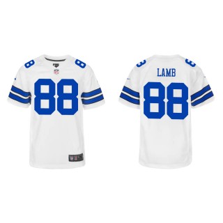Youth Dallas Cowboys CeeDee Lamb #88 White Game Jersey