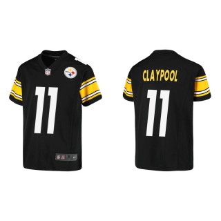 Youth Pittsburgh Steelers Chase Claypool #11 Black Game Jersey