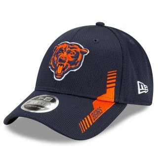 Youth Chicago Bears Navy 2021 NFL Sideline Home 9FORTY Adjustable Hat