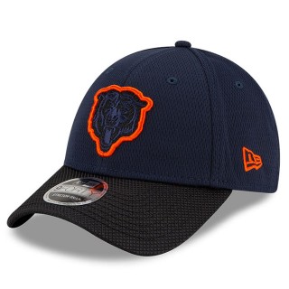 Youth Chicago Bears Navy Black 2021 NFL Sideline Home 9FORTY Adjustable Hat