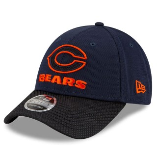 Youth Chicago Bears Navy Black 2021 NFL Sideline Home C 9FORTY Adjustable Hat
