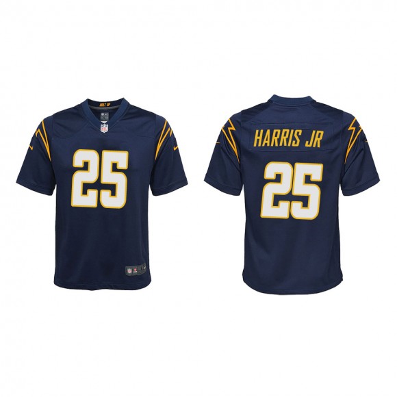 Youth Los Angeles Chargers Chris Harris Jr #25 Navy Game Jersey