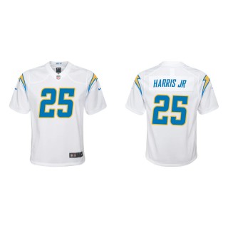 Youth Los Angeles Chargers Chris Harris Jr #25 White Game Jersey