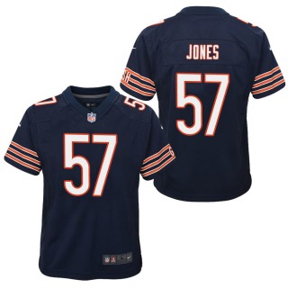 Youth Chicago Bears Christian Jones Navy Game Jersey