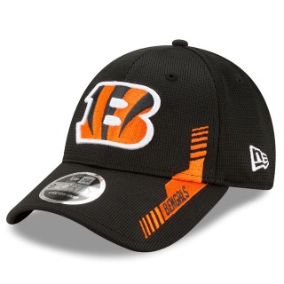 Youth Cincinnati Bengals Black 2021 NFL Sideline Home 9FORTY Adjustable Hat