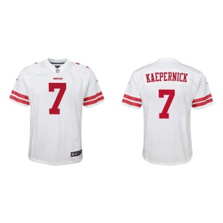 Youth San Francisco 49ers Colin Kaepernick #7 White Game Jersey