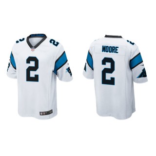 Youth Carolina Panthers D.J. Moore #2 White Game Jersey