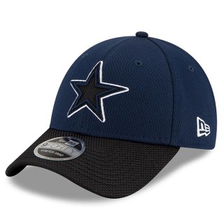 Youth Dallas Cowboys Navy Black 2021 NFL Sideline Home 9FORTY Adjustable Hat