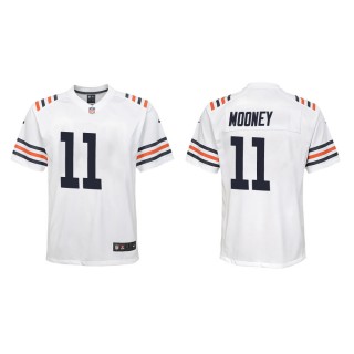 Youth Chicago Bears Darnell Mooney #11 White Classic Game Jersey