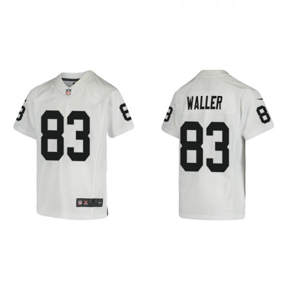 Youth Las Vegas Raiders Darren Waller #83 White Game Jersey