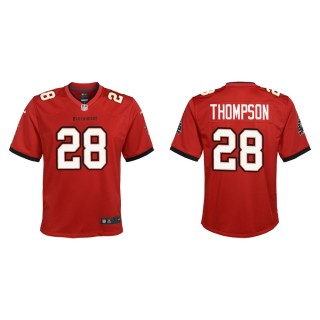 Youth Tampa Bay Buccaneers Darwin Thompson #28 Red Game Jersey