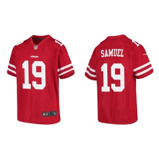 Youth San Francisco 49ers Deebo Samuel #19 Red Game Jersey