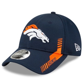 Youth Denver Broncos Navy 2021 NFL Sideline Home 9FORTY Adjustable Hat
